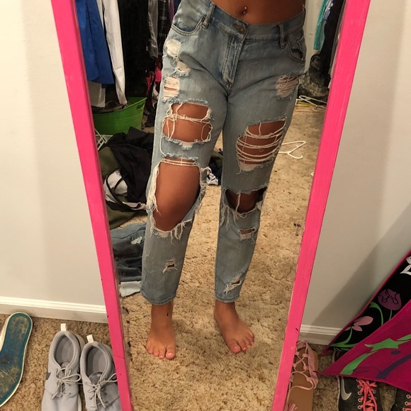 Brandy Melville Denim - brandy melville boyfriend jeans